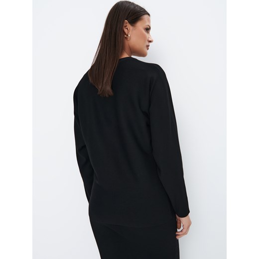 Sweter damski Mohito z okrągłym dekoltem casualowy 