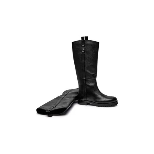 Patrizia Pepe Skórzane kozaki Patrizia Pepe 40 wyprzedaż Gomez Fashion Store
