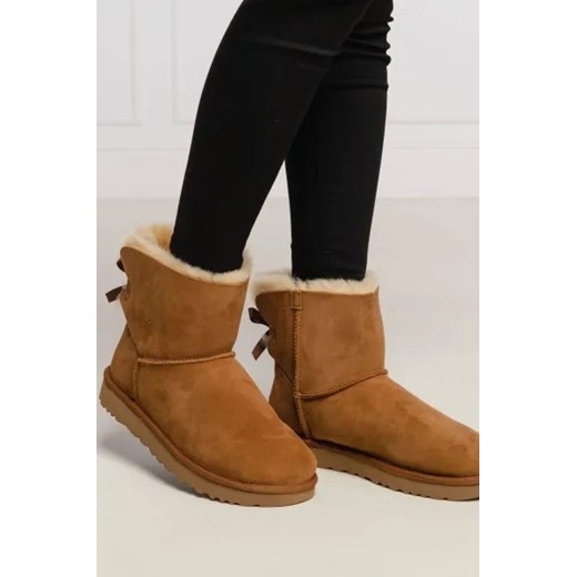 UGG Skórzane śniegowce mini bailey bow II 41 Gomez Fashion Store