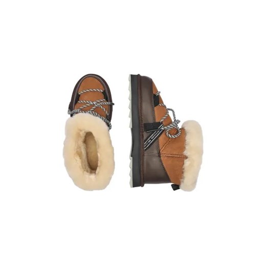 EMU Australia Skórzane śniegowce Blurred Micro | z dodatkiem wełny Emu Australia 37 Gomez Fashion Store