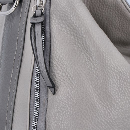 Uniwersalna Torebka Damska XL Hernan HB038 Jasno Szara Hernan One Size promocja PaniTorbalska