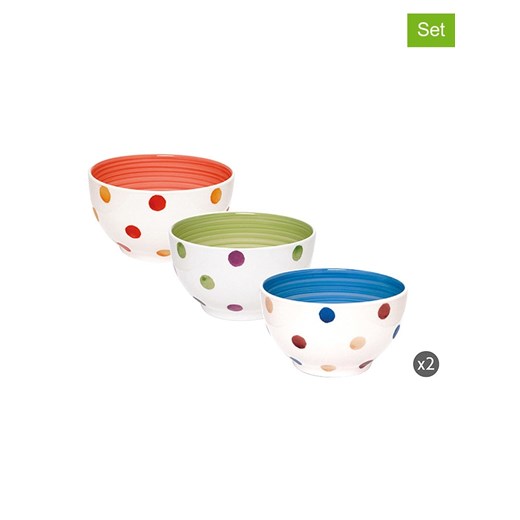 Trendy Kitchen by EXCÉLSA Miski (6 szt.) w różnych kolorach - Ø 14 cm ze sklepu Limango Polska w kategorii Naczynia - zdjęcie 175600711
