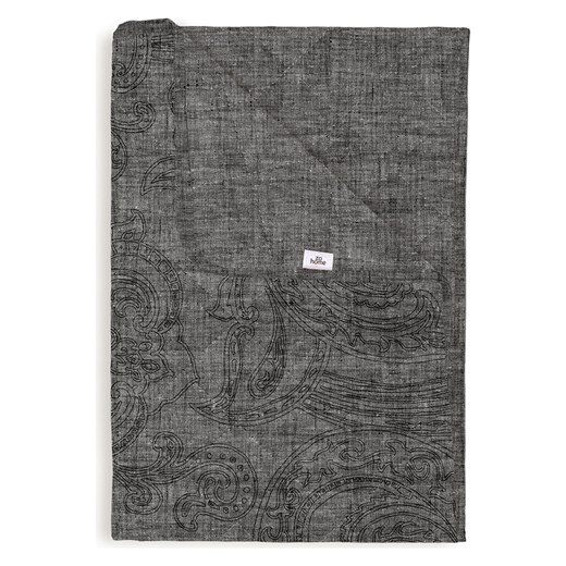 Zo!Home Narzuta &quot;Paisley di Lino&quot; w kolorze antracytowym ze sklepu Limango Polska w kategorii Narzuty i kapy - zdjęcie 175600880