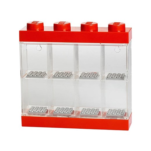 LEGO Pojemnik w kolorze czerwonym na figurki - 19,1 x 18,4 x 4,7 cm ze sklepu Limango Polska w kategorii Przechowywanie - zdjęcie 175601742