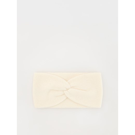 Reserved - Opaska na głowę z wełną - kremowy ze sklepu Reserved w kategorii Opaski do włosów - zdjęcie 175602760