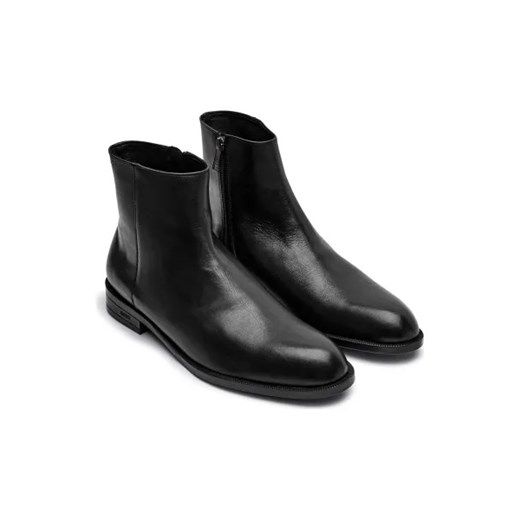BOSS BLACK Skórzane buty wysokie Tayil 45 Gomez Fashion Store