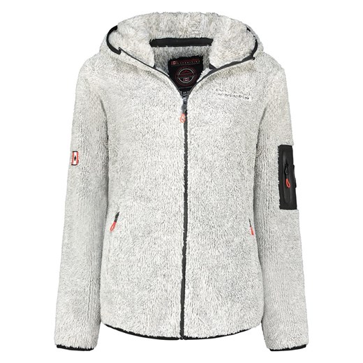 Canadian Peak Kurtka polarowa "Ulebeak" w kolorze szarym - id: 12403776 - marki Canadian Peak - 175607604 Canadian Peak Kurtka polarowa "Ulebeak" w kolorze szarym ze sklepu Limango Polska w kategorii Bluzy damskie - zdjęcie 175607604