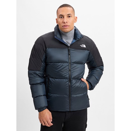 The North Face Męska kurtka puchowa - Diablo Mężczyźni Sztuczne włókno granatowy jednolity ze sklepu vangraaf w kategorii Kurtki męskie - zdjęcie 175607993