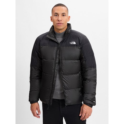 The North Face Męska kurtka puchowa - Diablo Mężczyźni Sztuczne włókno czarny jednolity ze sklepu vangraaf w kategorii Kurtki męskie - zdjęcie 175607994