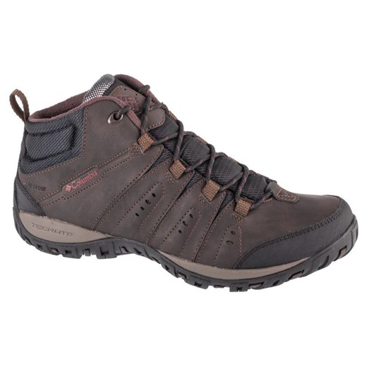 Buty Columbia Woodburn Ii Chukka Wp Omni-Heat 2105171231 brązowe ze sklepu ButyModne.pl w kategorii Buty trekkingowe męskie - zdjęcie 175610150