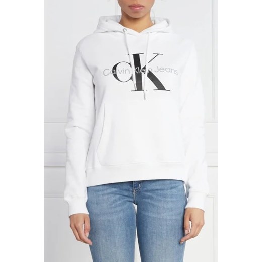 CALVIN KLEIN JEANS Ocieplana bluza | Regular Fit ze sklepu Gomez Fashion Store w kategorii Bluzy damskie - zdjęcie 175611161