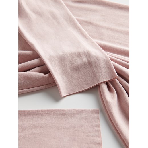 Reserved - Koszula nocna z wiskozą - brudny róż Reserved XL Reserved