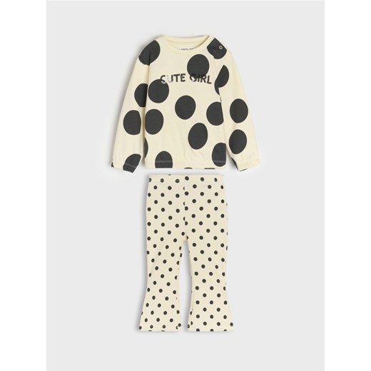 Sinsay - Komplet dzianinowy - szary Sinsay 98 Sinsay