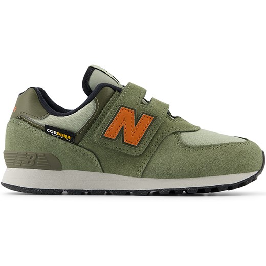 Buty dziecięce New Balance PV574SOF – zielone ze sklepu New Balance Poland w kategorii Buty sportowe dziecięce - zdjęcie 175615240