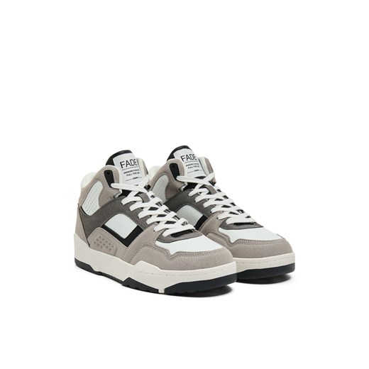 Cropp - Sneakersy z wysoką cholewką - szary Cropp 43 Cropp