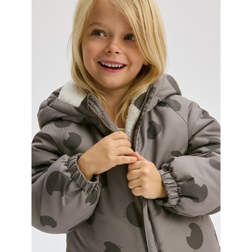 Reserved - Ocieplany kombinezon - beżowy Reserved 5-2 lata) Reserved