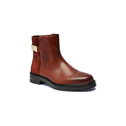 Botki Tommy Hilfiger casualowe z tworzywa sztucznego 