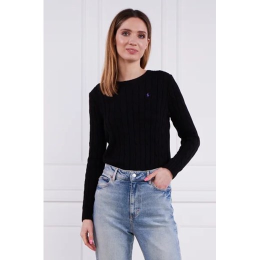 Sweter damski Polo Ralph Lauren bawełniany z okrągłym dekoltem