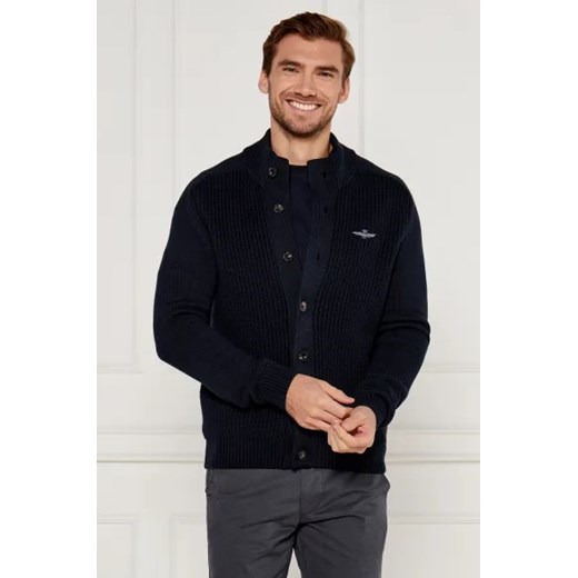 Sweter męski czarny Aeronautica Militare