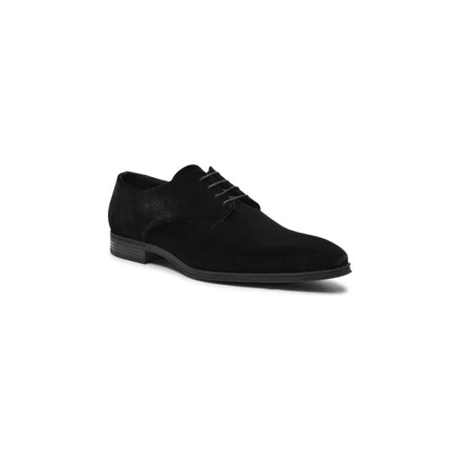 BOSS BLACK Derby Theon | z dodatkiem skóry ze sklepu Gomez Fashion Store w kategorii Półbuty męskie - zdjęcie 175622044