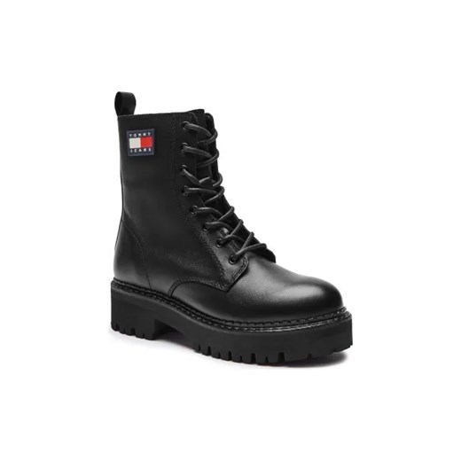Tommy Jeans Skórzane botki URBAN ze sklepu Gomez Fashion Store w kategorii Botki - zdjęcie 175622074