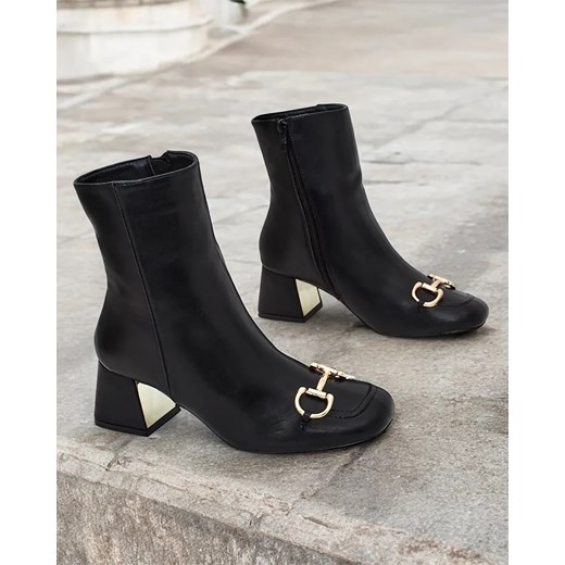 Botki Royalfashion.pl bez zapięcia eleganckie 