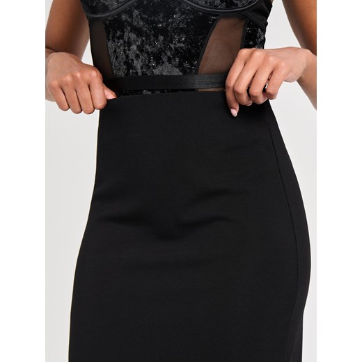 Sinsay - Spódnica - czarny Sinsay XS Sinsay