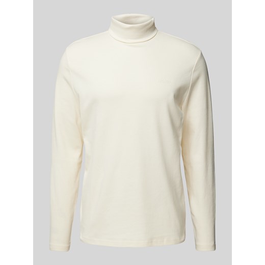Sweter z wywijanym kołnierzem z nadrukiem z logo Hechter Paris L Peek&Cloppenburg