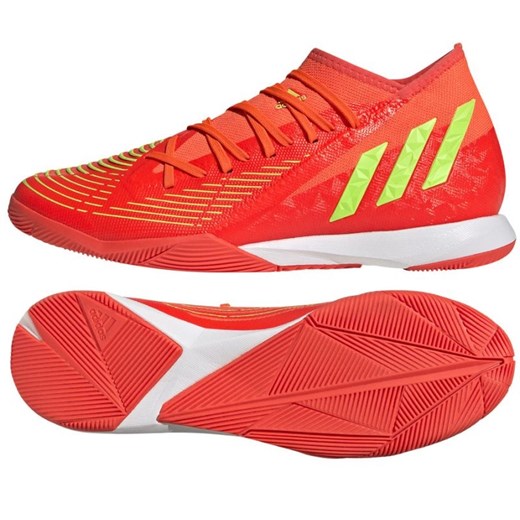 Buty adidas Predator Edge.3 In GV8518 czerwone ze sklepu ButyModne.pl w kategorii Buty sportowe męskie - zdjęcie 175627202