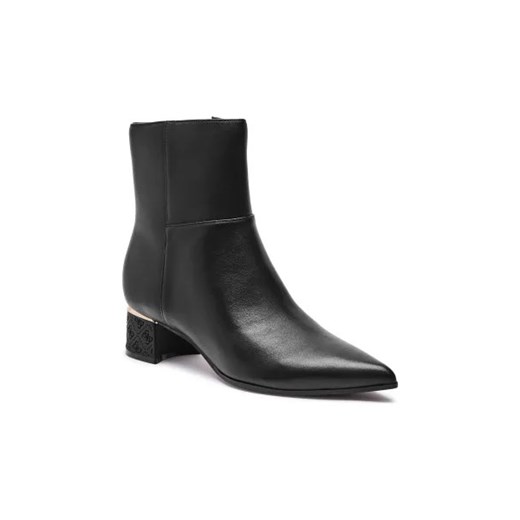 Guess Skórzane botki na słupku LUKKIE ze sklepu Gomez Fashion Store w kategorii Botki - zdjęcie 175628223