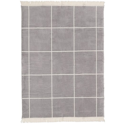 Koc Cosy Home 150x200 Grey&Ecru Check Dekoria One Size dekoria.pl