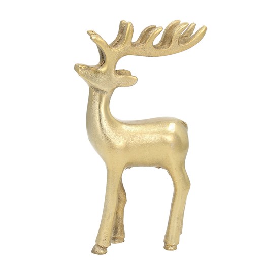 Dekoracja Reindeer 12x3x22 gold ze sklepu dekoria.pl w kategorii Dekoracje bożonarodzeniowe - zdjęcie 175629532