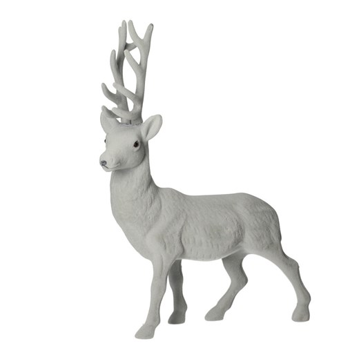 Dekoracja Reindeer 30x9x40 grey - id: 815-560 - marki Dekoria - 175629540 Dekoracja Reindeer 30x9x40 grey ze sklepu dekoria.pl w kategorii Dekoracje bożonarodzeniowe - zdjęcie 175629540