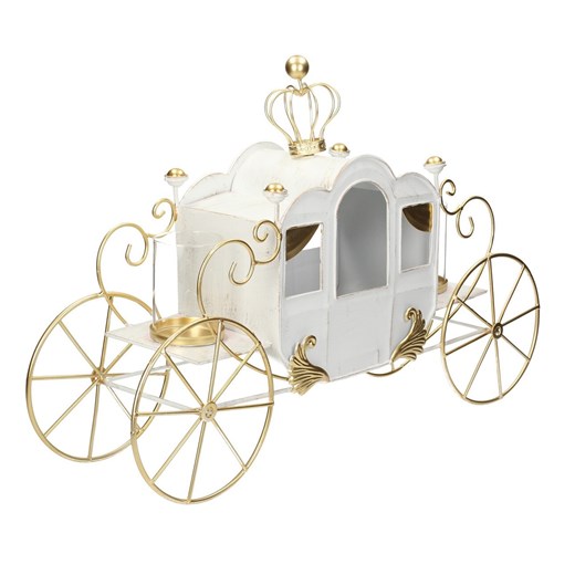 Świecznik Carriage 66x20x32cm ze sklepu dekoria.pl w kategorii Dekoracje bożonarodzeniowe - zdjęcie 175629543