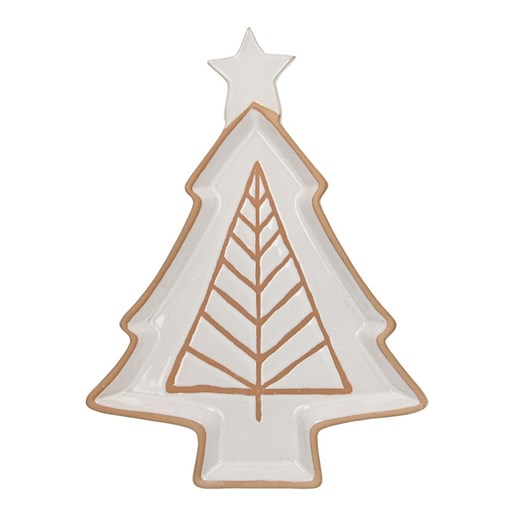 Patera Beige Christmas Tree scandi - id: 815-579 - marki Dekoria - 175629580 Patera Beige Christmas Tree scandi ze sklepu dekoria.pl w kategorii Dekoracje bożonarodzeniowe - zdjęcie 175629580