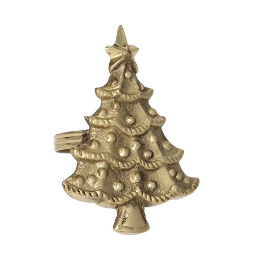 Obrączka na serwetkę Christmas Tree gold - id: 815-599 - marki Dekoria - 175629702 Obrączka na serwetkę Christmas Tree gold ze sklepu dekoria.pl w kategorii Dekoracje bożonarodzeniowe - zdjęcie 175629702
