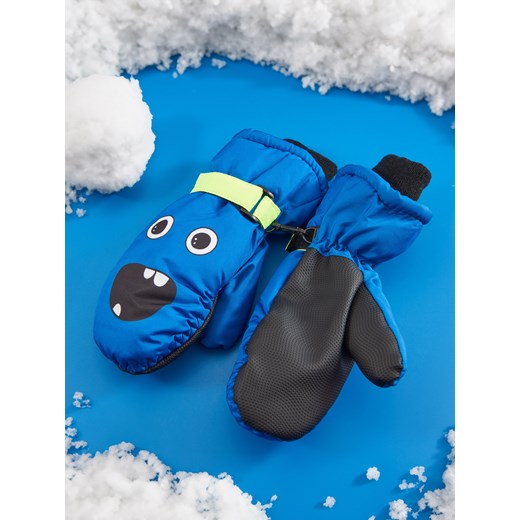 Sinsay - Rękawiczki - niebieski Sinsay S Sinsay