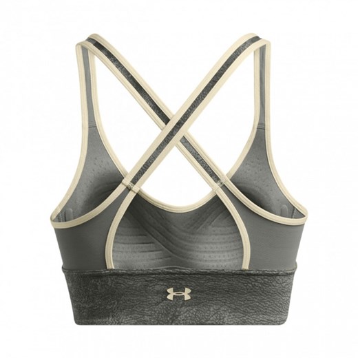 Biustonosz treningowy Under Armour Project Rock LG LL Infty Bra Pt - szary ze sklepu Sportstylestory.com w kategorii Biustonosze - zdjęcie 175631732