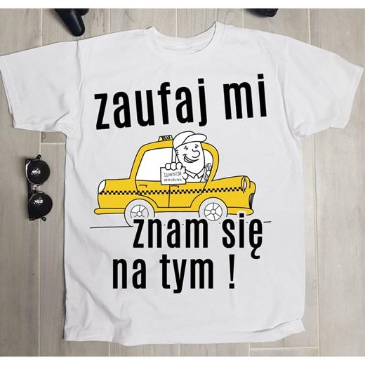 koszulka dla taksówkarza ze sklepu Time For Fashion w kategorii T-shirty męskie - zdjęcie 175633003