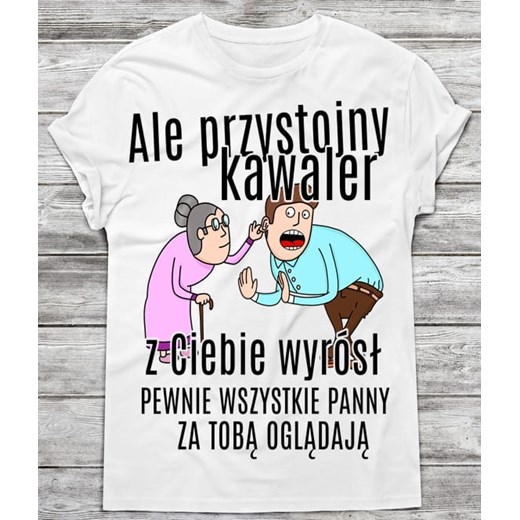 Koszulka dla chłopaka ze sklepu Time For Fashion w kategorii T-shirty męskie - zdjęcie 175633512