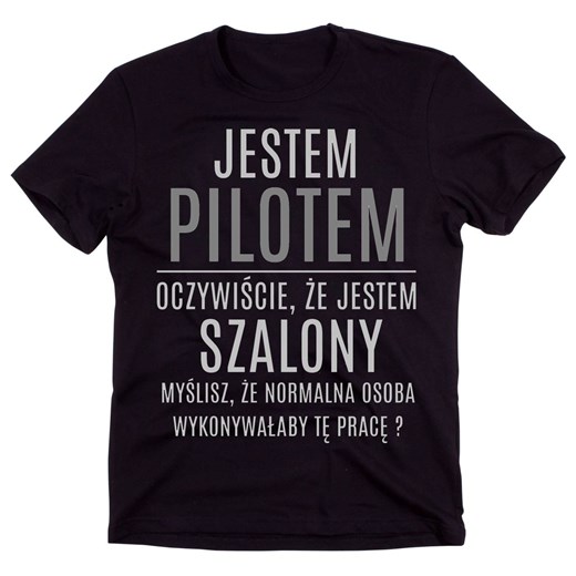 koszulka dla pilota ze sklepu Time For Fashion w kategorii T-shirty męskie - zdjęcie 175634022