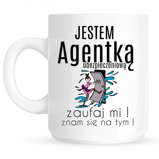 kubek dla agentki ubezpieczeniowej ze sklepu Time For Fashion w kategorii Kubki - zdjęcie 175634660