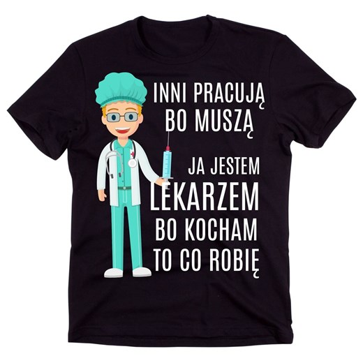 koszulka na prezent dla lekarza ze sklepu Time For Fashion w kategorii T-shirty męskie - zdjęcie 175635182