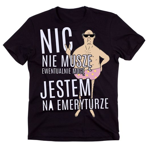 koszulka dla emeryta, prezent dla dziadka na emeryturze ze sklepu Time For Fashion w kategorii T-shirty męskie - zdjęcie 175635504