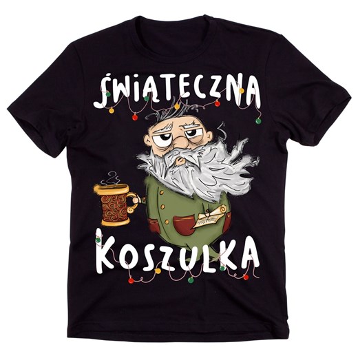 śmieszna świąteczna koszulka na święta ze sklepu Time For Fashion w kategorii T-shirty męskie - zdjęcie 175636482