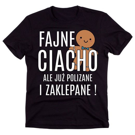 KOSZULKA FAJNE CIACHO ze sklepu Time For Fashion w kategorii T-shirty męskie - zdjęcie 175636652