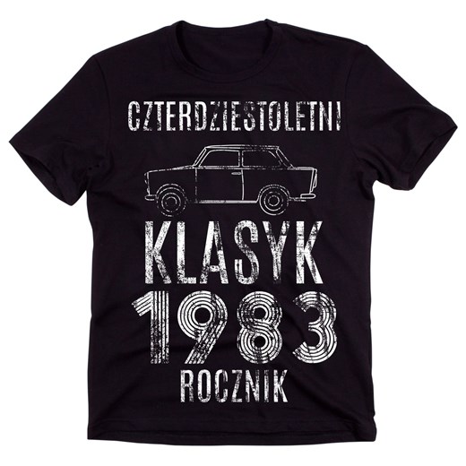 męska Koszulka na 40 - CZTERDZIESTOLETNI KLASYK RETRO ze sklepu Time For Fashion w kategorii T-shirty męskie - zdjęcie 175638141