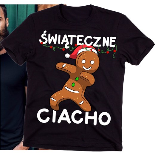 Męska koszulka świąteczne ciacho ze sklepu Time For Fashion w kategorii T-shirty męskie - zdjęcie 175639361