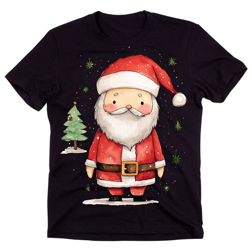 Męska koszulka z mikołajem santa99 ze sklepu Time For Fashion w kategorii T-shirty męskie - zdjęcie 175639790