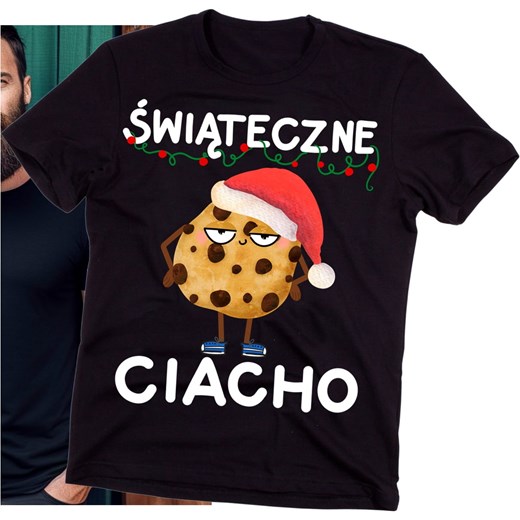 Męska koszulka na święta świąteczne ciacho santa138 ze sklepu Time For Fashion w kategorii T-shirty męskie - zdjęcie 175639850